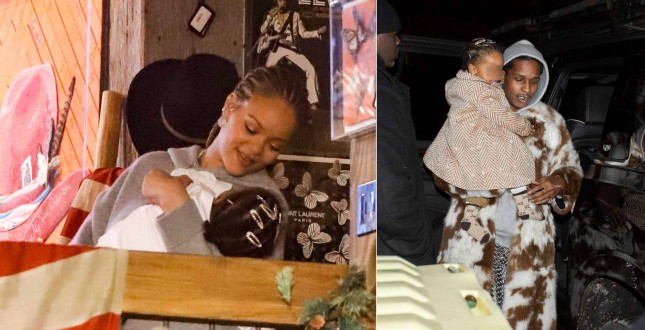 Photo of Rihanna e ASAP Rocky, tenerezza con i figli RZA e Riot Rose.  Foto e video